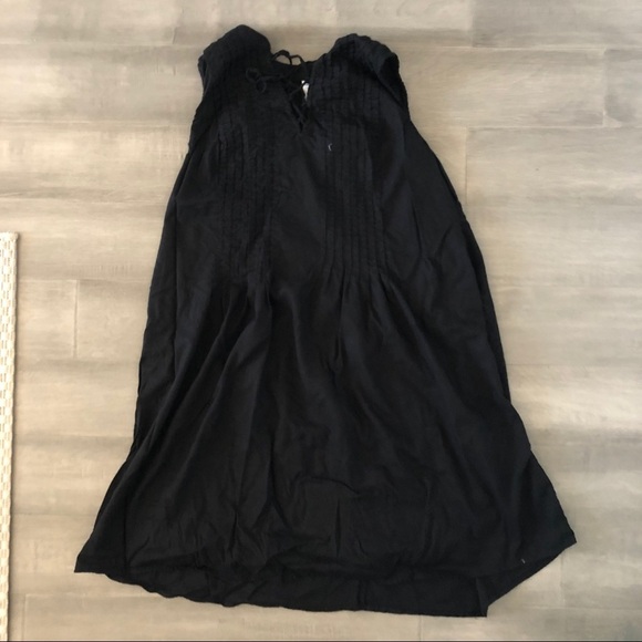 OLD Navy lace-up Black dress size L - Picture 2 of 5